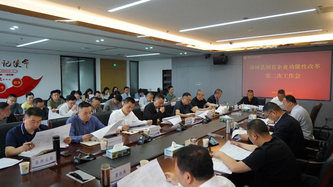 通城縣召開國企功能性改革工作第二次會...